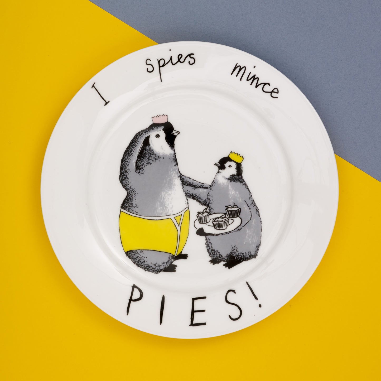 'I Spies Mince Pies' Side Plate