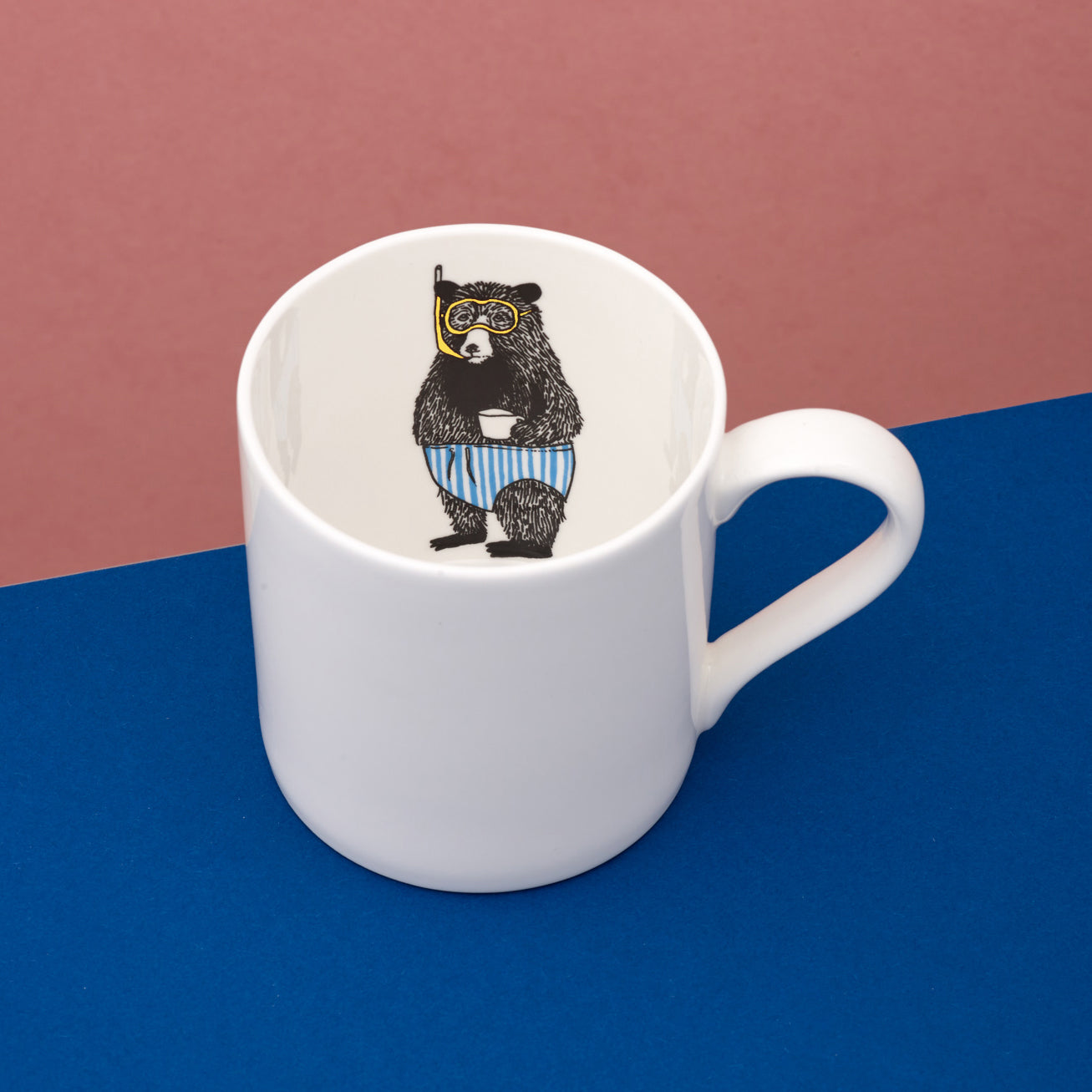 Mr Bear is inside your mug