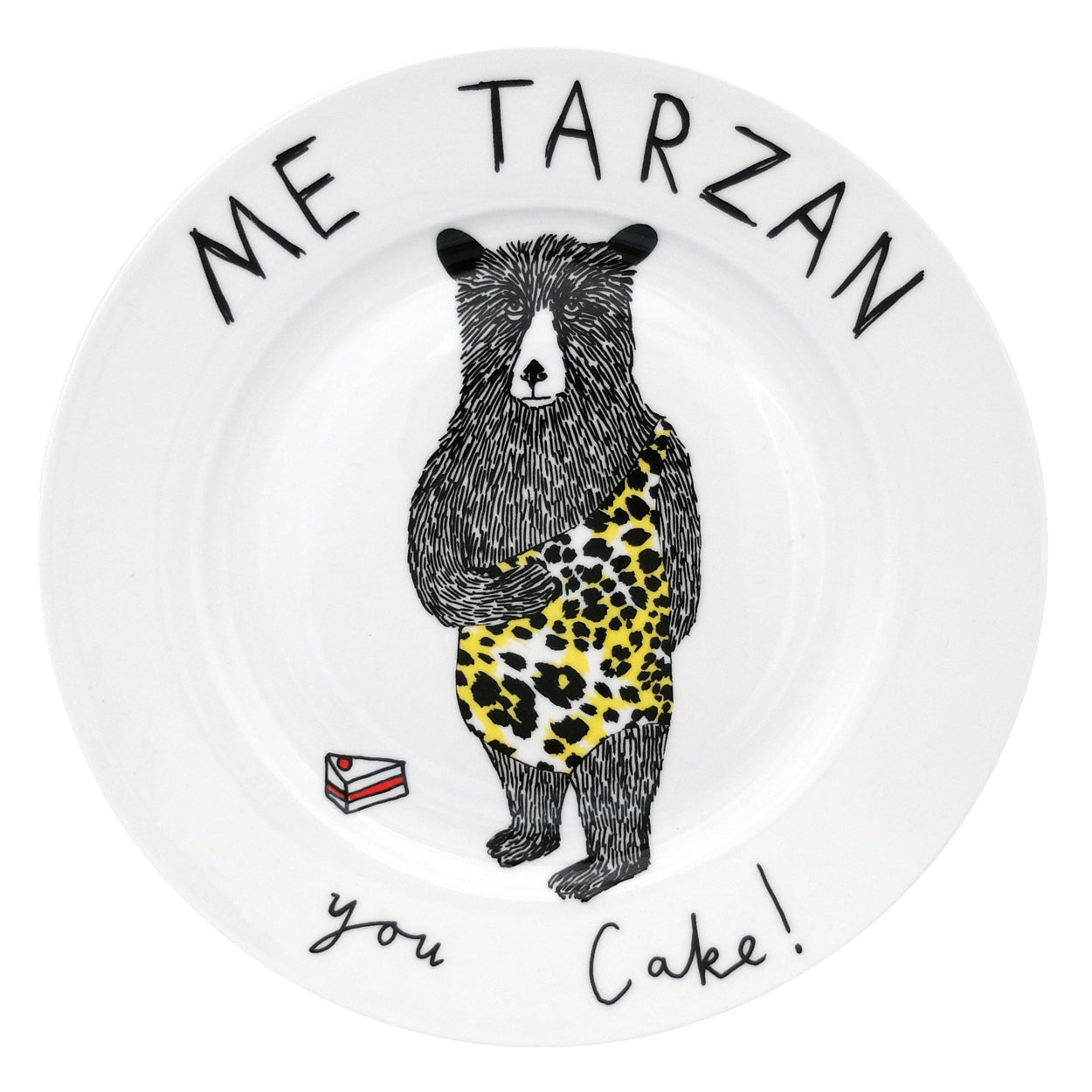 'Me Tarzan You Cake' Side Plate